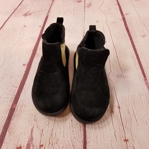 black/gold booties 6  - Picture 2 of 6